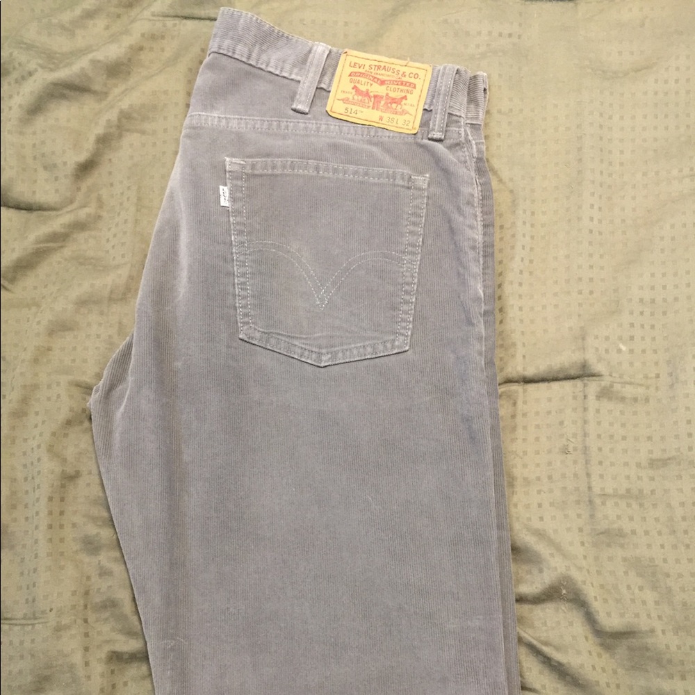 Levi Strauss & Co Gray Corduroy Pants